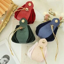 1 件/包多色花卉无纺布礼品手提袋，抽绳包装袋，适用于婚礼、情人节、节日派对、礼品包装装饰