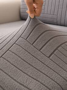 1 chiếc vỏ đệm ghế sofa bằng vải nỉ nhuộm sợi chống thấm nước và chống bụi, vỏ ghế sofa đàn hồi thân thiện với vật nuôi chống thấm nước theo phong cách hiện đại, vỏ bọc ghế sofa trơn chống trầy xước, phù hợp với ghế sofa chữ L và bộ ghế sofa 1/2/3/4 chỗ ngồi (Bán bởi ) - Màu xám đen - Xem 9