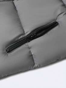 SOLOCOTE 男孩厚連帽防水&防風外套帶口袋和拉鍊,冬天 - 彩色 - 查看 8