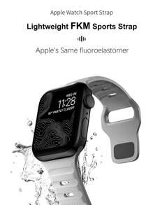 1 pieza Correa de reloj silicona con hebilla cuadrada unisex para deportes, compatible con Apple Watch de 42mm, 38mm, 40mm, 41mm, 45mm, 46mm, 49mm, 44mm, ajustable, pulsera para Series Ultra, 10, 9, SE, 8, 7, 6, 5, 4, 3, 2, 1, y compatible con Apple Watchband S10, S9, S8, S7