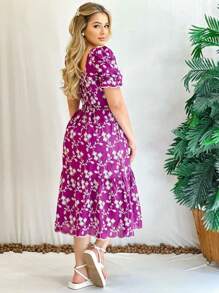 Women Dresses - 玫瑰紅 - 查看 2
