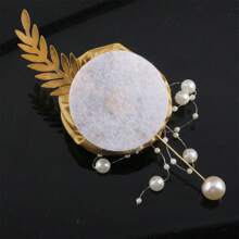 新娘新郎珍珠水鑽胸花婚禮配件胸針,xh1010a