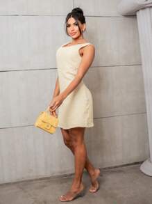 Women Dresses - 黃色 - 查看 7