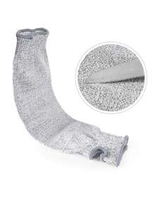 1 pieza Manga protectora multiusos para brazo y muñeca resistente al corte de vidrio, accesorio para camping - Gris - Ver 9