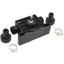 便攜式電動鑽泵油液水泵,小型手動自吸式液體轉移泵,家庭花園戶外工具 - 黑色 - 查看 4