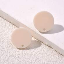 10 cái Acrylic Mờ Hình tròn Giường đơn Màu sắc Nhiều màu Đồ trang sức Hoa tai Nghiên cứu Phụ kiện - Nhiều màu - Xem 8