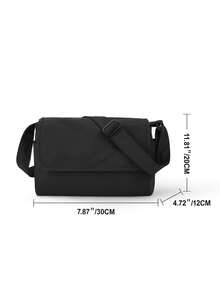 多口袋簡約斜挎包,帶可調節肩帶的女士手機包,大容量背包適用於健行、戶外等活動