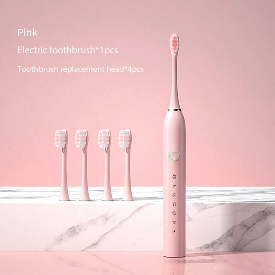 Electric toothbrush-pink - Pink - View 1