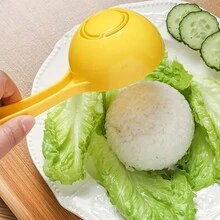 Sushi Rice Spoon, Large Spoon, Electric Rice Cooker Rice Shovel, Non-stick Rice Paddle, Party Sushi Rice Spoon 1pc - Yellow - View 2