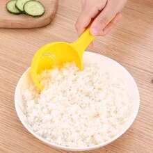 Sushi Rice Spoon, Large Spoon, Electric Rice Cooker Rice Shovel, Non-stick Rice Paddle, Party Sushi Rice Spoon 1pc - Yellow - View 5