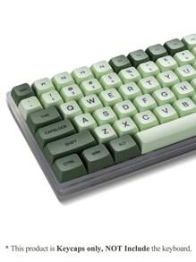 Xda Pbt鍵帽套裝125鍵 抹茶綠色珠光 適用於61/64/68/75/87/98/104/108鍵機械鍵盤,適用於cherry/gateron/otemu/kailh軸 - 抹茶綠 - 查看 7