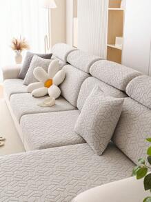 1 Miếng Không thấm nước Nhung Dệt hoa Bốn phổ cập Chống bụi Bọc ghế sofa Với Đã chia ra Nắp đệm , Phong cách hiện đại Chống nước Thú cưng Thân thiện Tấm bọc Ghế Sô pha Dài , Chống xước Màu thuần Sofa Người bảo vệ Thích hợp Đối với Hình chữ L Sofa , Và 1/2/3/4 An ninh Sofa ( Riêng biệt ) - Màu Xám nhạt - Xem 6