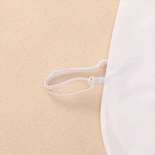 1 chiếc cổ áo sơ mi đen/trắng có thể tháo rời cổ áo giả với kiểu dáng tròn/nhọn cho áo sơ mi nửa/toàn thân của bé gái - trắng - Xem 5