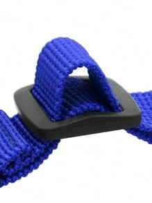 2 chiếc dây nịt thú cưng có dây xích, chất liệu lưới thoáng khí, thoải mái và không ngột ngạt, thiết kế phản quang cho các hoạt động ngoài trời và ban đêm, thích hợp cho chó và mèo - Màu xanh lam - Xem 8