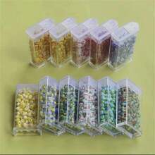 1pc Ps Material 24pcs Individual Bottle Diy Jewelry Storage Box - Clear - View 2