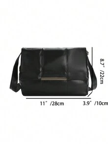 全新大容量休閒女包pu材質單肩斜背包時尚