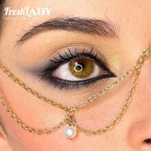 FRESH LADY Freshlady Twinkle-G.Brown Colored Contact Lenses 1 Year Disposable - Brown - View 5