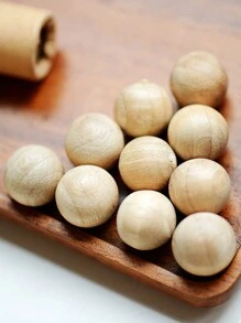 1 Pack Aromatic Camphor Wood Balls, Camphor Wood Sticks, Camphor Wood Rods, Anti-Odor Camphor Wood For Wardrobe, Cabinet, Cupboard. Solid Wood Balls, Fragrant Wood Beads, 1.8cm Camphor Wood Balls In Mesh Bag, Moth, Insect And Moisture Proof Gifts Birthday Graduation