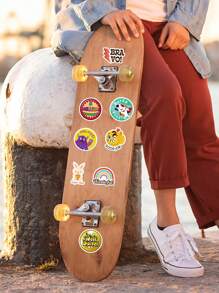 Finego 100入組兒童獎勵貼紙,老師課堂貼紙包,學生小型激勵課堂用品,男孩女孩幼兒好工作激勵行為幼稚園小學