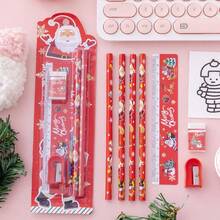 Christmas Student Stationery Set - Red - View 3
