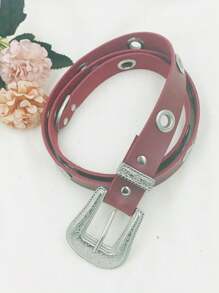 Women Belts - 紅色 - 查看 2
