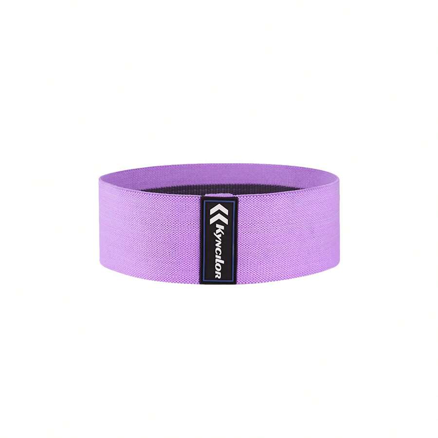 戶外健身彈性帶瑜珈舞蹈運動臀圈深蹲臀部彈性乳膠拉力帶紫色