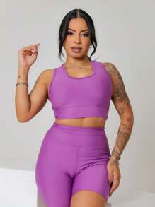 SHOWOFF Women Sports Sets - Rosa Roja - Ver 3