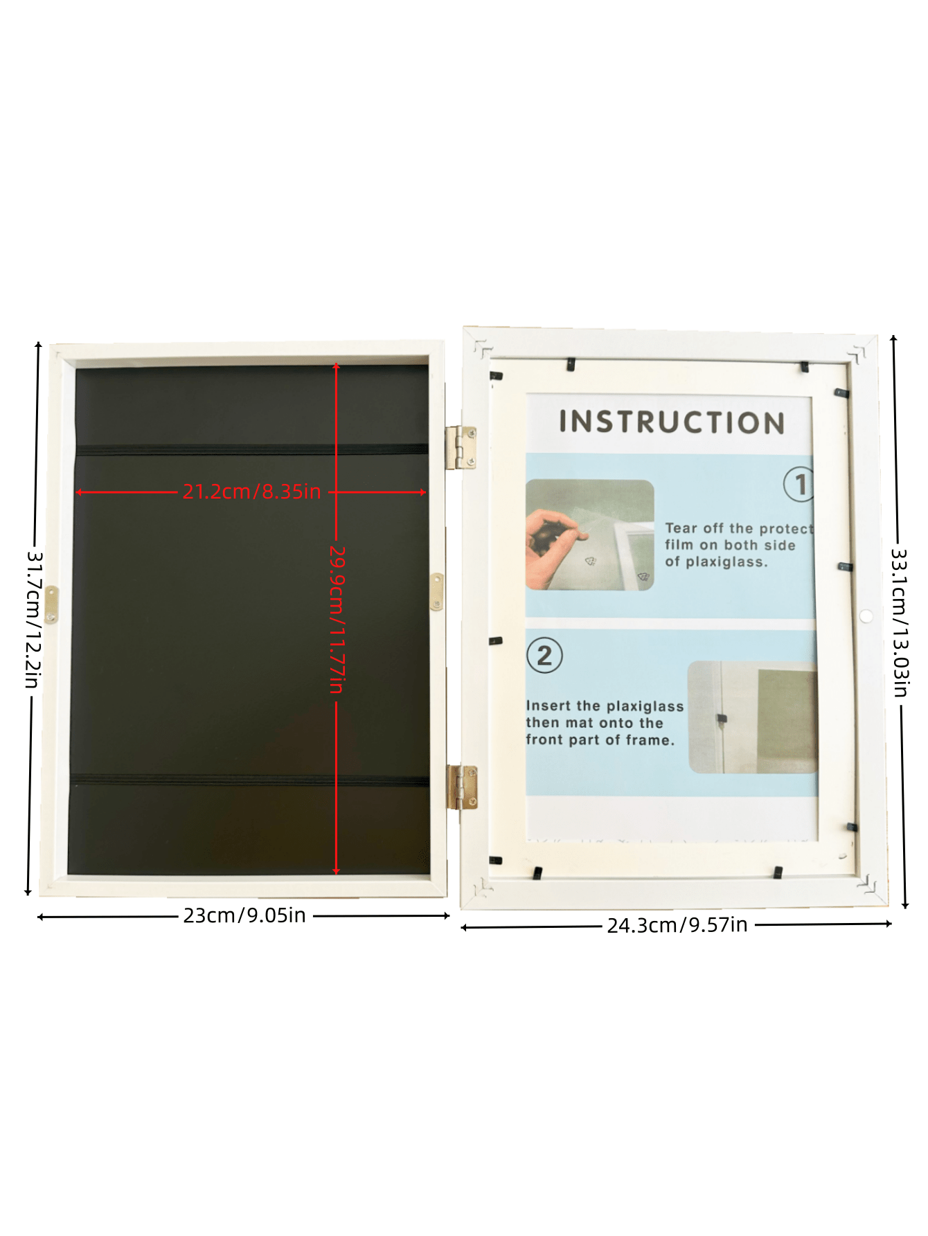 Kids' Flip Photo Frame, White SHEIN USA