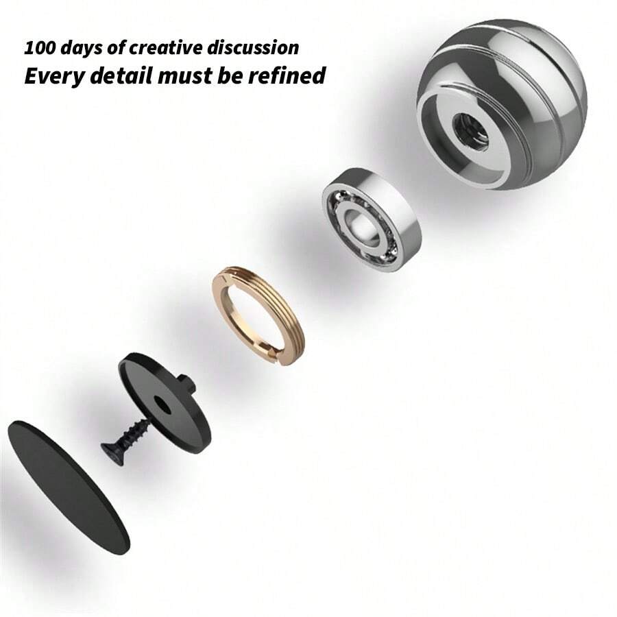 Blue 360 Degree Rotating Desktop Gyro Stress Relief Toy Finger Spinner