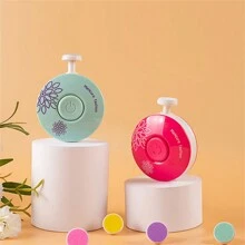 1 Set Electric Baby Nail Clipper, Newborn Nail Trimmer Kit With 6 Replaceable Grinding Heads, 3 For Adults & 3 For Babies, Low Noise Ergonomic Design Beauty Set For Infant, Child & Adult Nails - Green - View 7