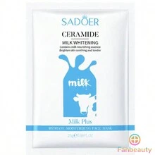 SADOER 20pcs Moisturizing Skin Care Beauty Face Mask Firming Anti Aging Facial Mask Private Label . Whitening Facial Mask 10 Pieces Moisturizing Nourishing Brightening Milk Whitening Face Mask Moisturizing Nourishing Brightening Anti-Aging Skincare Facial Masks Face Sheet Mask Skin Care Anti-Aging Skin Care - trắng - Xem 7