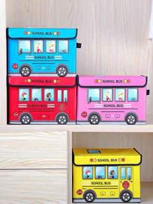 Multipurpose Storage - Toy Organizer Box For Toys, Books And More - Red - View 2