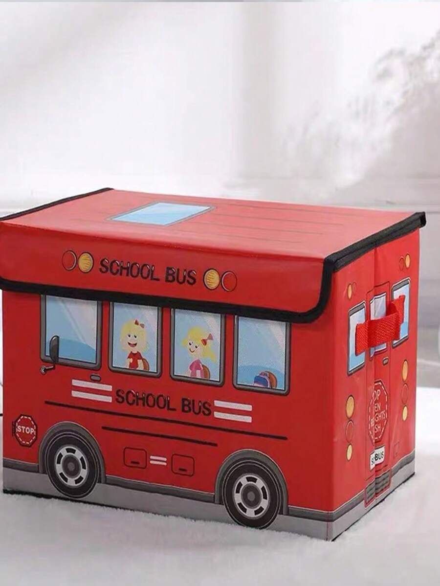 Multipurpose Storage - Toy Organizer Box For Toys, Books And More - Red - View 1