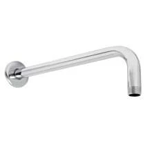 40cm Chromed Stainless Steel Shower Arm - Silver - View 1