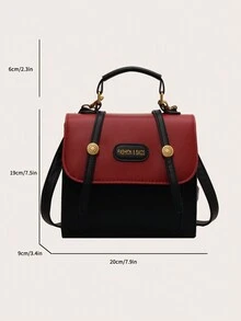 女性復古背包新款學生書包時尚肩背包多功能手提包