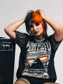 Women Blouses - 黑色 - 查看 3