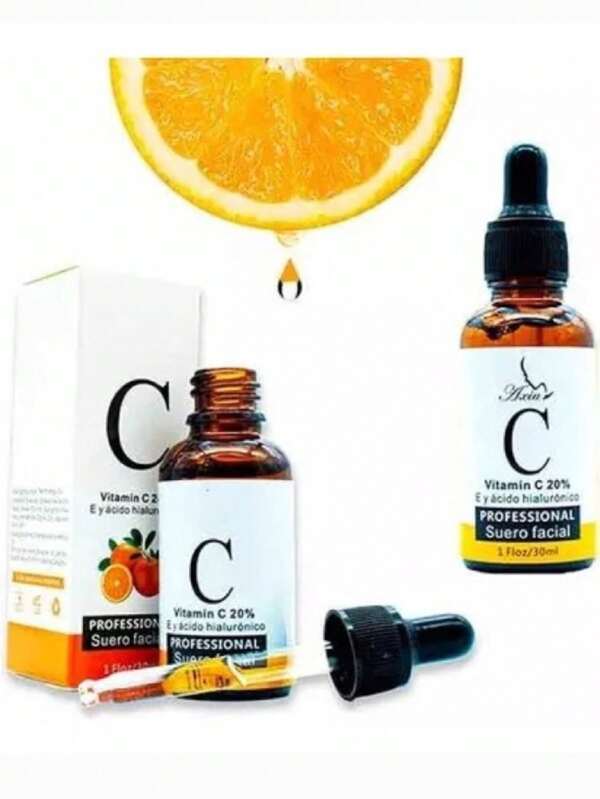2 Serum de Vitamina C y Acido Hialuronico Hidratante