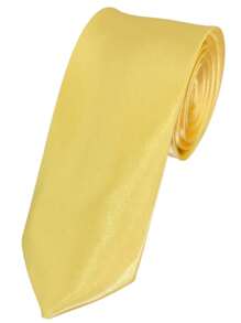 Cà vạt nam giản dị hoàn hảo cho bạn bè làm quà tặng - Màu vàng - Xem 2