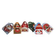5pcs Christmas Decorations Party Favors Gift Boxes: Christmas Apple Shape Packaging Box, Safe Night Cartoon Square Apple Box, Candy Box, Colored Christmas Apple Decor Box, Chocolate And Dried Fruit Box