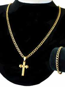 Men's Necklace Sets - Vàng - Xem 1