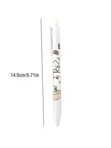 6pcs/set Cute Panda Design Retractable Black Ballpoint Pens - Multicolor - View 6