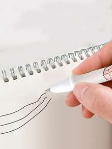 6pcs/set Cute Panda Design Retractable Black Ballpoint Pens - Multicolor - View 2