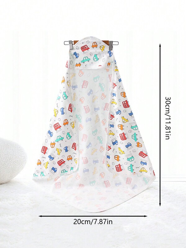 1pc Red Newborn Swaddling Blanket For Delivery Room, Infant Swaddle