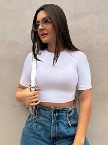 Women Tops - 白色 - 查看 5