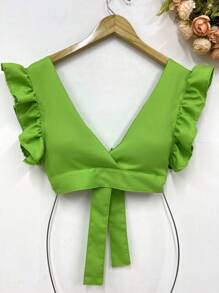 Women Tops - Màu xanh Bạc hà - Xem 1