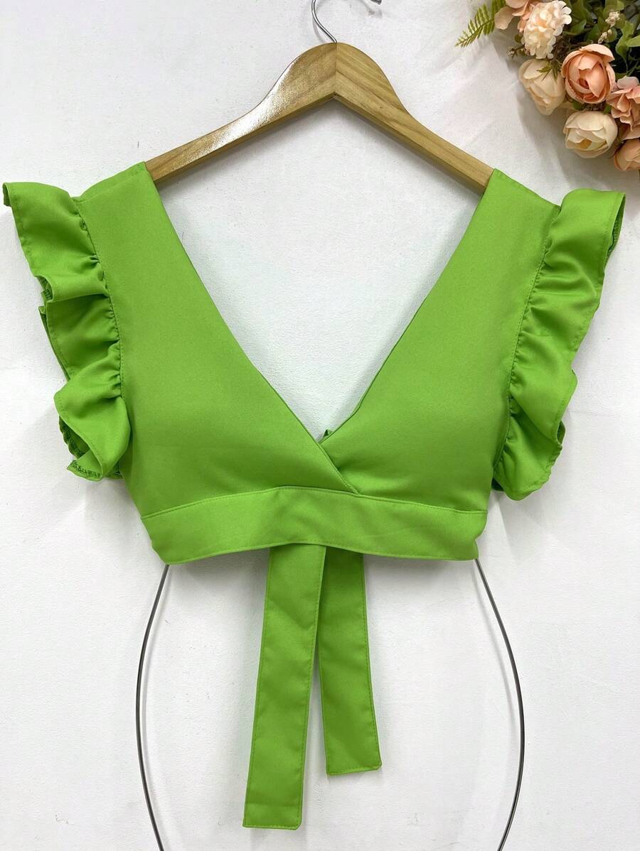 Women Tops - Màu xanh Bạc hà - Xem 1