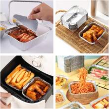 20pcs 1Lb Aluminum Pans With Lids-Food Containers With Clear Lids - Disposable Takeout Trays With Lids - To Go Containers For Restaurants, Catering, Delis Suitable