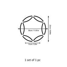 1 bộ Dày lên Trắng Lục giác Ván sàn Ngói , Retro Hình học Có thể tháo rời Chống trơn trượt Hình dán Đối với Phòng khách Phòng tắm Đồ trang trí - Đen và trắng - Xem 3