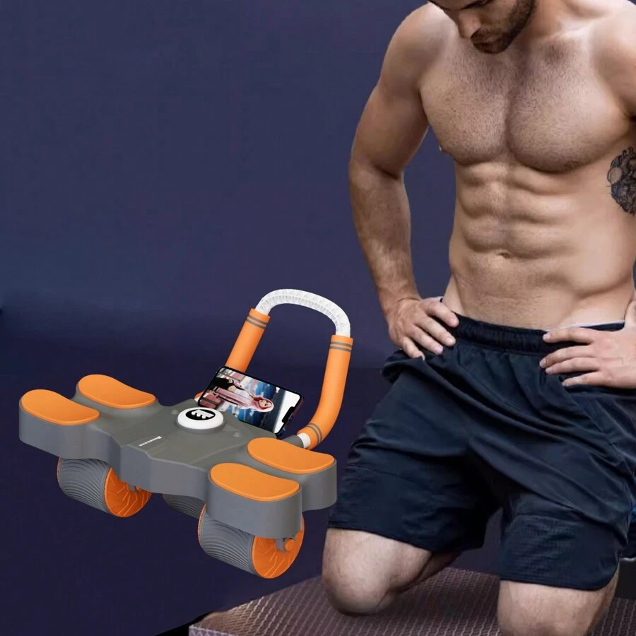 Rodillo Ab De 3 Ruedas Con Color Gris - Gris - Ver 1