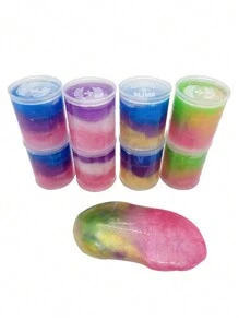 24pcs/pack Slime/juguete De Masilla Para Broma Y Entretenimiento, Paquete Opp - Multicolor - Ver 2
